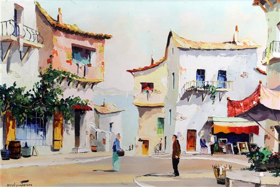 § Cecil Rochfort DOyly John (1906-1993) San Remo, Italy 18 x 26in.